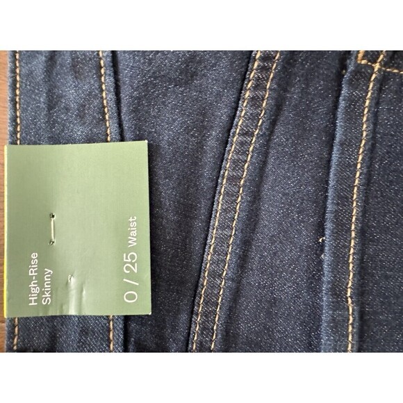 Women’s Jeans  High Rise Skinny Jean Blue Marker Stretch-wild Fable size 0/W25R - Picture 8 of 10
